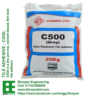 WATERPROOF TILE ADHESIVE – C500(25kg)
